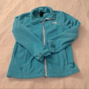 The North Face baby blue full zipper Large (14/16)